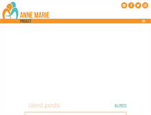 Tablet Screenshot of annemarieproject.org